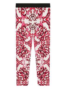 dolce&gabbanakids Dolce & Gabbana Kids Legging met print - Rood