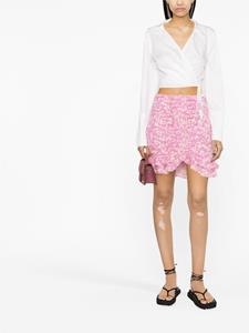 ISABEL MARANT Mini-rok met abstracte print - Roze