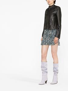 ISABEL MARANT Mini-rok met abstracte print - Blauw