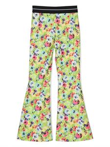 msgmkids MSGM Kids Legging met logoband - Groen