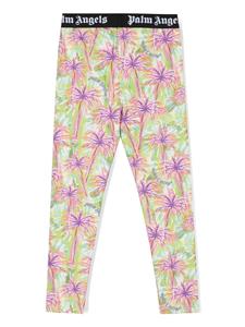 palmangelskids Palm Angels Kids Legging met print - Groen