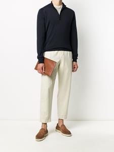 johnsmedley John Smedley Trui met halve rits - Blauw