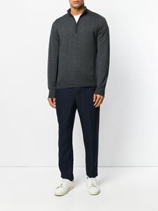 johnsmedley John Smedley zip-neck jumper - Grijs