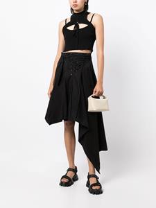 Monse Asymmetrische rok - Zwart