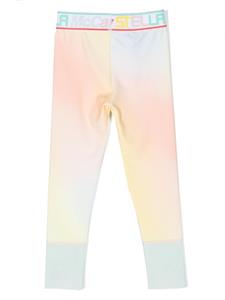 stellamccartneykids Stella McCartney Kids Legging met tie-dye print - Geel