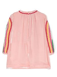stellamccartneykids Stella McCartney Kids Fluwelen mini-jurk - Roze