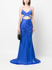alexperry Alex Perry Gedrapeerde rok - Blauw