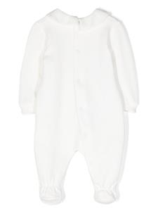 moschinokids Moschino Kids Romper met logoprint - Wit