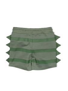 stellamccartneykids Stella McCartney Kids Shorts met dinosaurusdetail - Groen