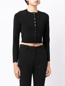 victoriabeckham Victoria Beckham Cropped vest - Zwart