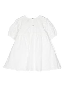 Knot Jurk met korte mouwen - Wit