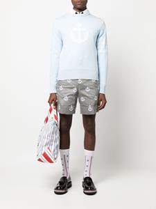 thombrowne Thom Browne Trui met ronde hals - Blauw