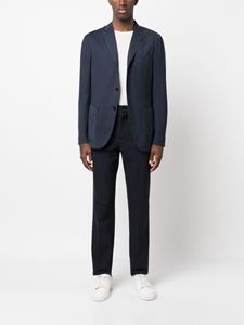 Boglioli Blazer met enkele rij knopen - Blauw