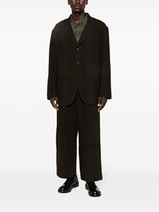 ziggychen Ziggy Chen Geruite blazer - Groen