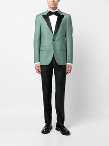 Boglioli Blazer met contrasterende revers - Groen