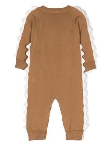 stellamccartneykids Stella McCartney Kids Romper met gewelfde kraag - Bruin