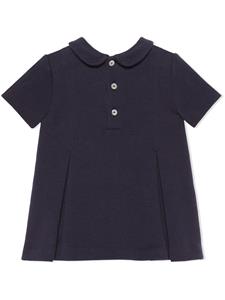 Mini-jurk met print - Blauw
