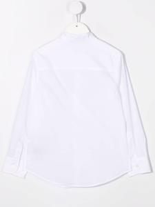 balmainkids Balmain Kids Shirt met logo - Wit
