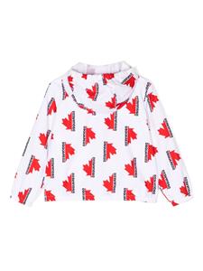 dsquared2kids DSQUARED2 KIDS Jack met logoprint - Rood