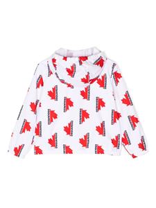 Dsquared2 Kids Jack met logoprint - Rood