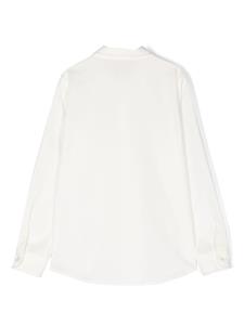 guccikids Gucci Kids Shirt met Peter Pan kraag - Wit