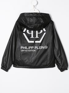 Philipp Plein Junior Jack met capuchon - Zwart