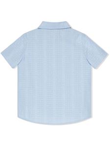 Gucci Kids Shirt met logo jacquard - 4465 BLUE