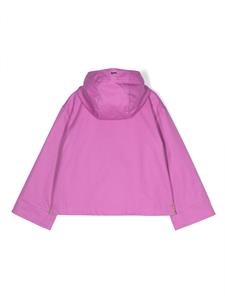 hernokids Herno Kids Regenjas met logoprint - Paars