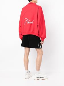 RHUDE Sweater met borduurwerk - Rood