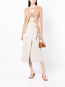 cashmereinlove Cashmere In Love Kasjmier vest - Bruin