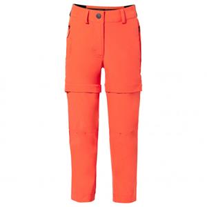 Vaude - Kid's Zip Off Pants Slim Fit - Afritsbroek, rood