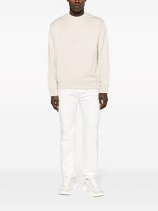 emporioarmani Emporio Armani Sweater met logo-reliëf - Beige