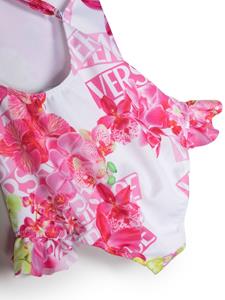 versacekids Versace Kids Badpak met logoprint - Wit