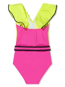 nessibyrdkids Nessi Byrd Kids Badpak met ceintuur - Groen