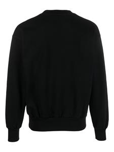 Aries Sweater met tekst - Zwart