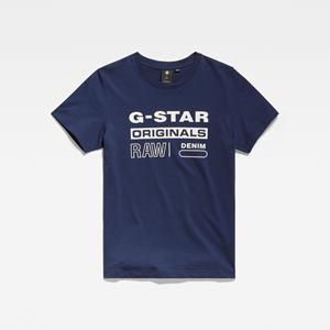 G-Star RAW Jongens T-Shirt G-Star Originals - Donkerblauw - jongens