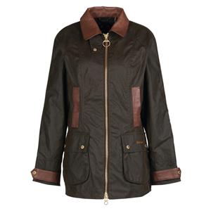 Barbour Dames Waxjas Premium Beadnell Olive