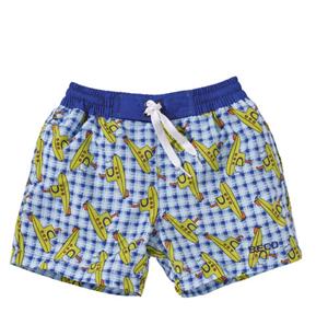 BECO shorts, binnenbroekje, elastische band, 2 zakjes, blauw, maat 116/128**