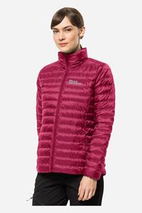 Jack Wolfskin Pack & Go Donsjas Dames Donkerrood