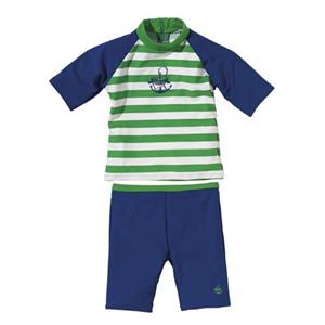 BECO UV-zwempakje, 2-delig, SPF50+, donker blauw-groen,**