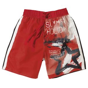 BECO shorts, binnenbroekje, elastische band, rood,**