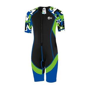 BECO-SEALIFE wetsuit shorty | blauw/groen |