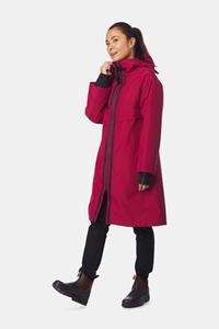 Didriksons Aino 4 Gevoerde Parka Dames Bordeaux / Kastanjebruin