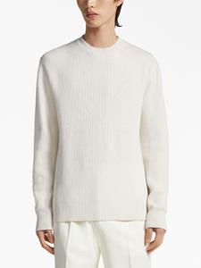 Zegna Oasi crew-neck cashmere jumper - Wit