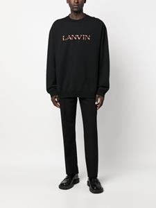 Lanvin Sweater met geborduurd logo - Blauw