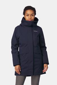 Didriksons Cajsa 4 Gevoerde Parka Dames Marineblauw