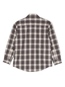 ilgufo Il Gufo Geruit shirt - Blauw