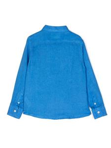 MC2 Saint Barth Kids Button-up shirt - Blauw