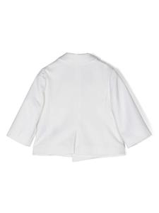 Balmain Kids Blazer met dubbele rij knopen - Wit