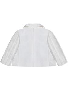 dolce&gabbanakids Dolce & Gabbana Kids Blazer met enkele rij knopen - Wit